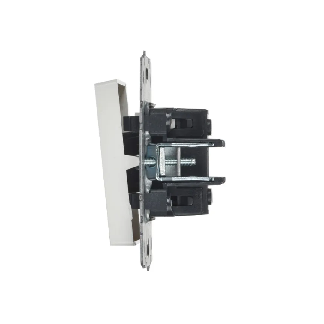 Переключатель проходной brite 10 a 220 - 240 в перламутровый iek Thumbnail 3