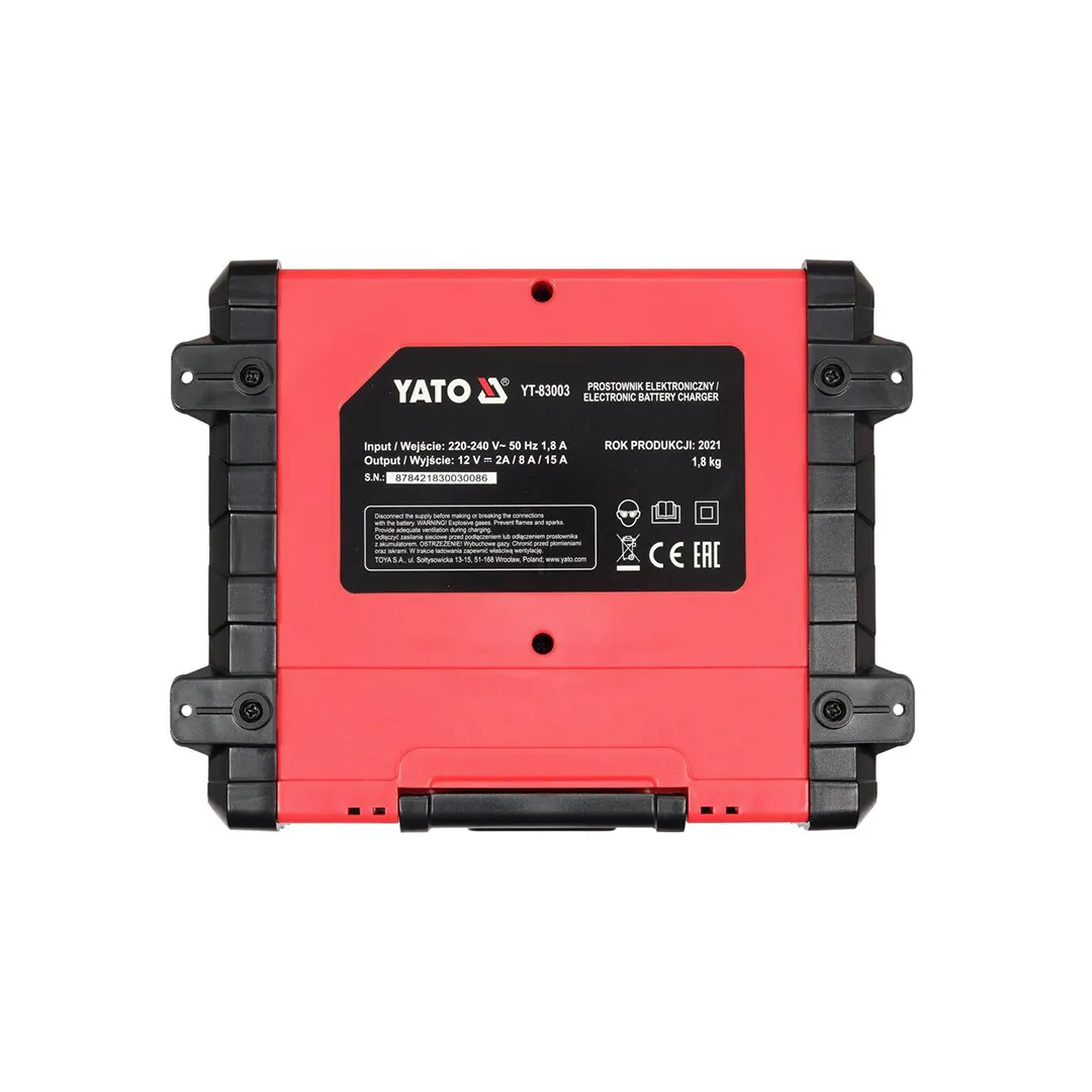 Încărcător pentru acumulatoare auto 12 v dc ipx0 yato Thumbnail 3