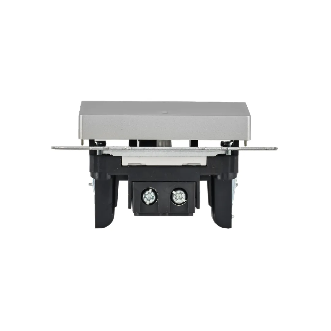 Выключатель с индикатором brite 10 a 220 - 240 в алюминий iek Thumbnail 2