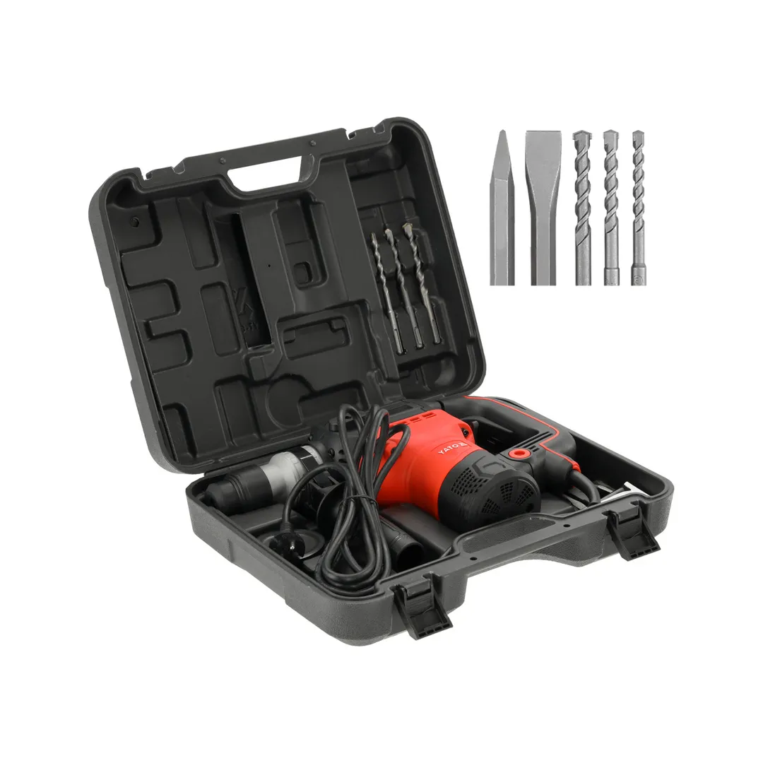 Ciocan rotopercutor sds plus 1500 w 220 - 240 v 6 j 0 - 4500 percuții/min yato Thumbnail 2