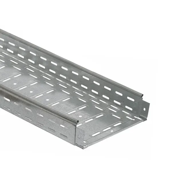 Jgheab IEK 94862 3000 x 100 x 50 mm perforat crom metal - VOLTA.MD