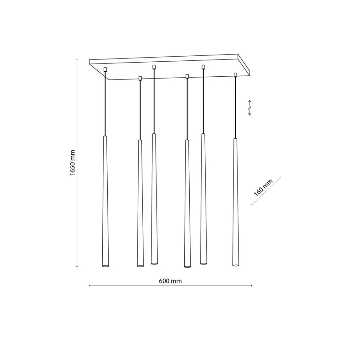 Люстра piano 6 вт g9 ip20 220 - 240 в tk lighting Thumbnail 3