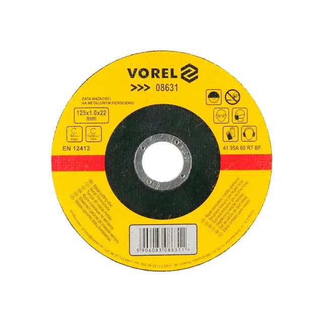 Disc de tăiat pentru metal 125 * 22 mm vorel