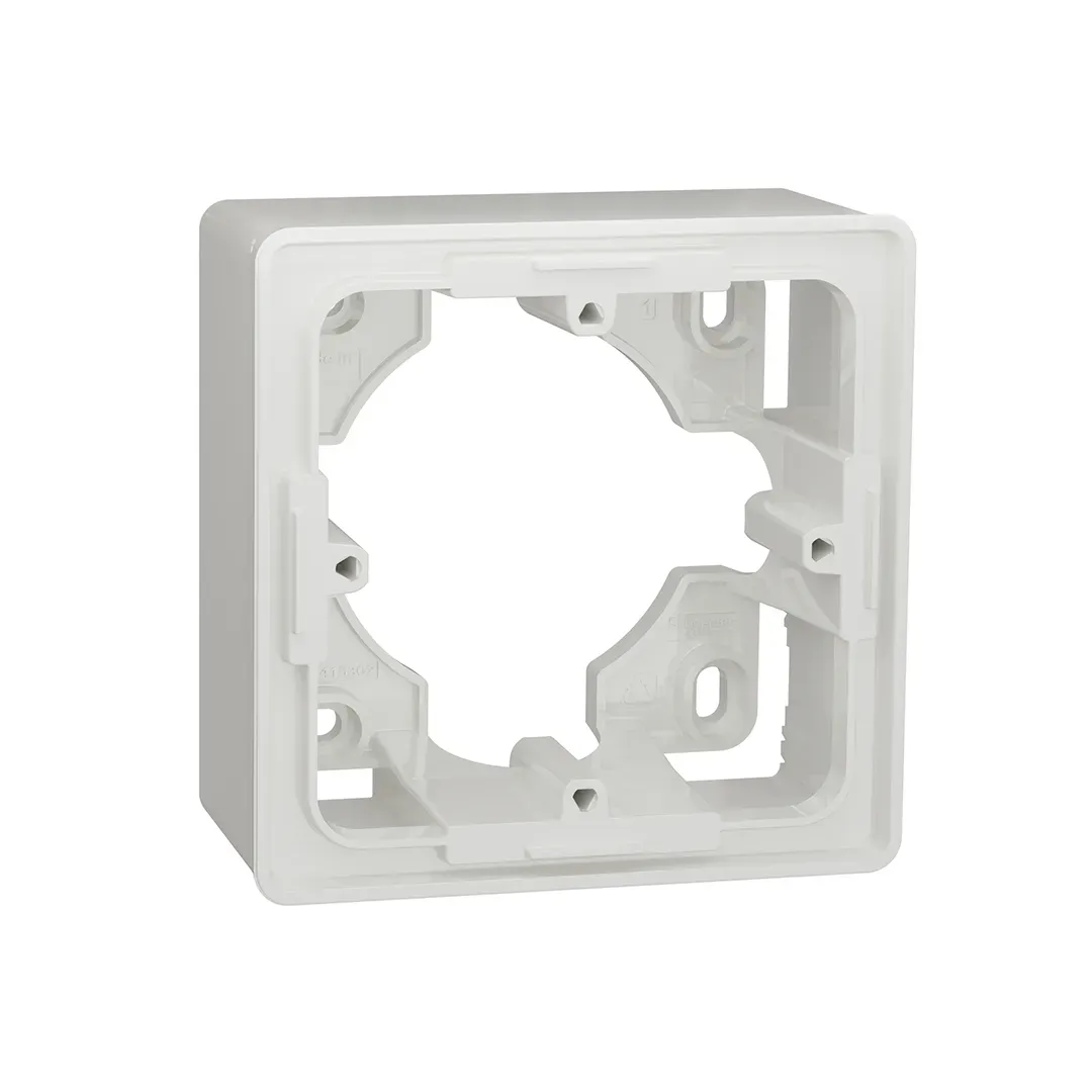 Cadru pentru montaj 83 x 83 x 40 mm plastic noua unica schneider-electric