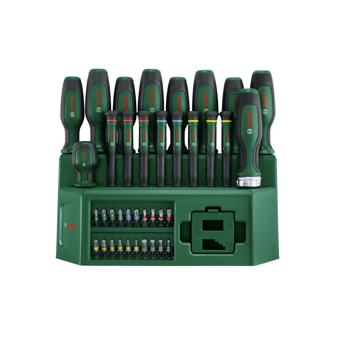 Set șurubelnițe și biți SL, PH, PZ, HEX, TX 39 buc. Bosch - VOLTA.MD