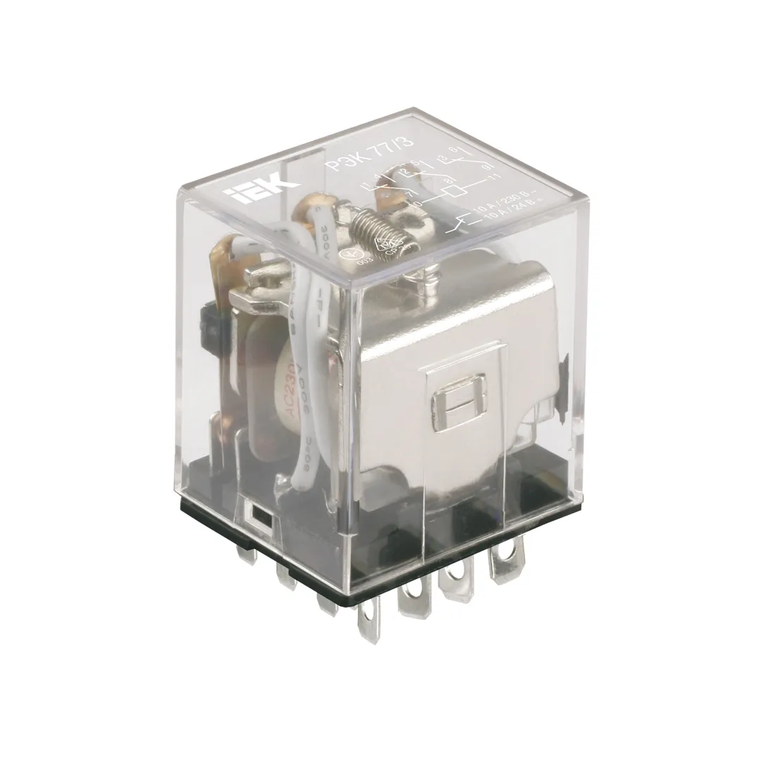 Releu rek77/3 (ly3) 10 a 220 v ip40 iek