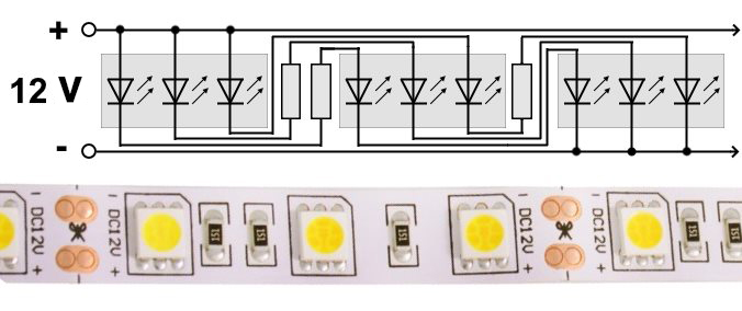 Schema benzii LED SMD 5050