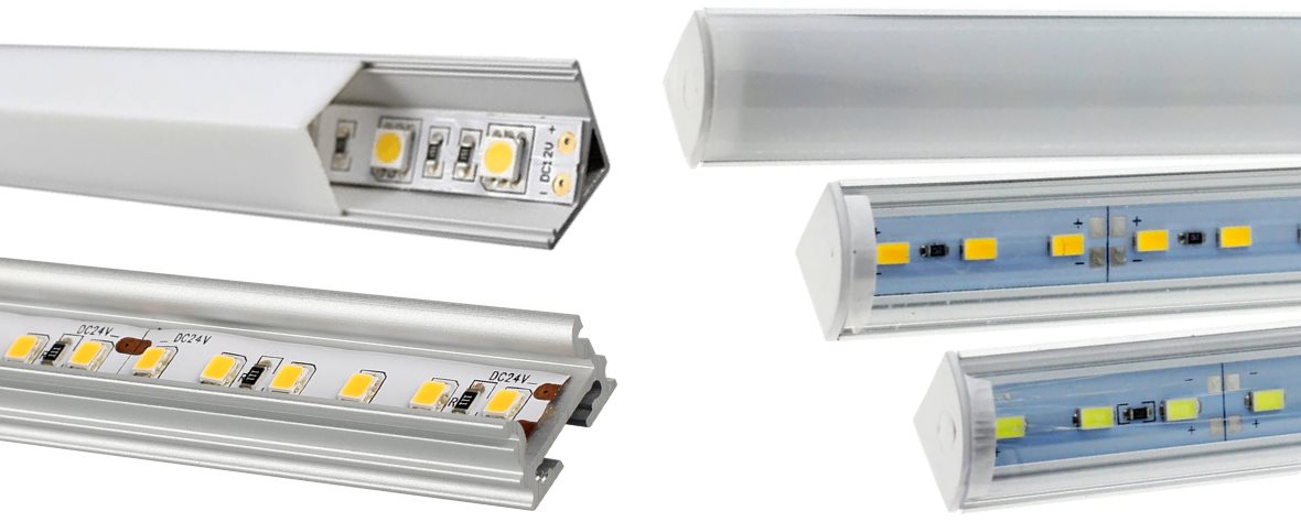 Bandă LED în profil de aluminiu